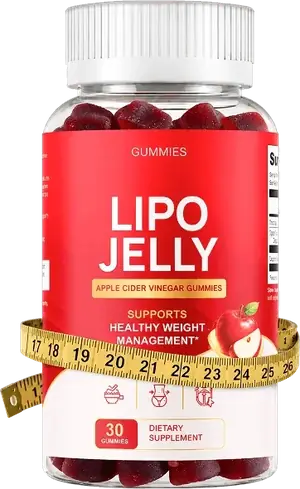 LipoJelly single bottle of apple cider vinegar gummies, 30 gummies
